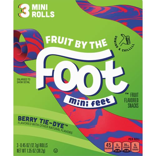 Fruit by the Foot Berry Tie Dye Mini Snacks 3 Count - Image 4