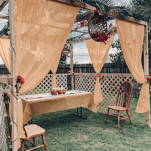 55% Off Youleyar Waterproof Sheer Outdoor Curtains - Image 2