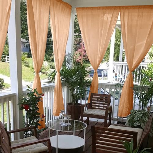 55% Off Youleyar Waterproof Sheer Outdoor Curtains - Image 4