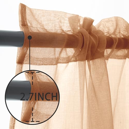 55% Off Youleyar Waterproof Sheer Outdoor Curtains - Image 5