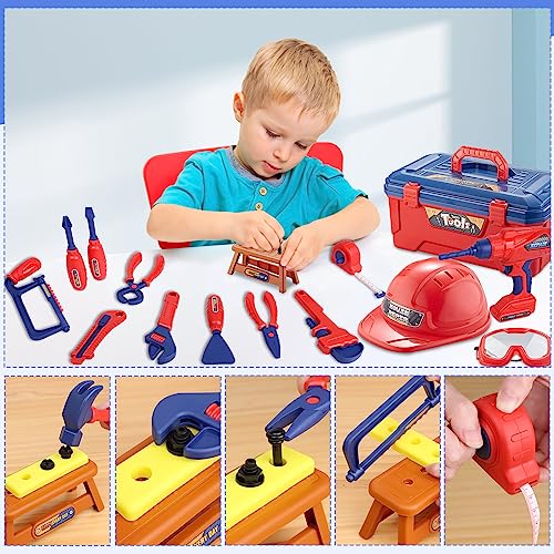 50% Off MAGIC4U 49-Piece Kids Tool Set with Electronic Drill - Image 4