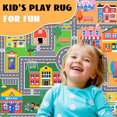 Save Over 60% on Educational Car Rug Play Mat for Kids - Image 6
