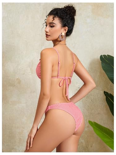 60% Off Milumia Women's Gingham Print Bikini Swimsuit - Image 2
