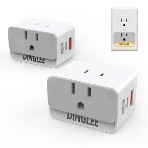 Save 41% on 2-Pack Outlet Extender with USB-C PD 20W
