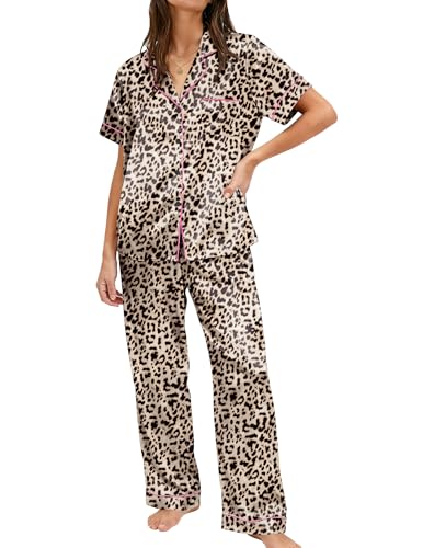 Save 32% on Ekouaer Women's Silky Satin Pajama Set - Image 1