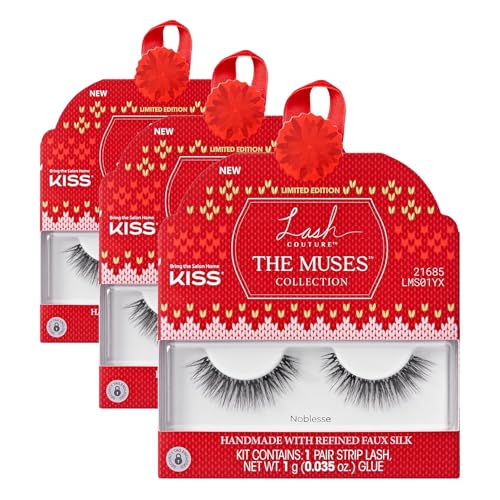 Save 60% on KISS Holiday False Eyelashes with Lash Glue