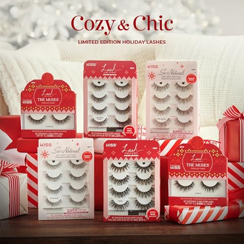 Save 60% on KISS Holiday False Eyelashes with Lash Glue - Image 4