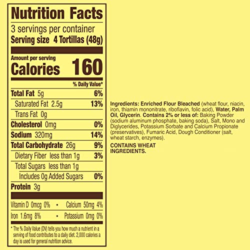 Save 14% on Old El Paso Soft Flour Tortilla Mini Bowls - Image 2