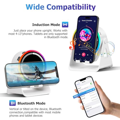 Cawinii 4-in-1 Bluetooth Speaker with Phone Holder - Code GH5NYV2K - Image 3