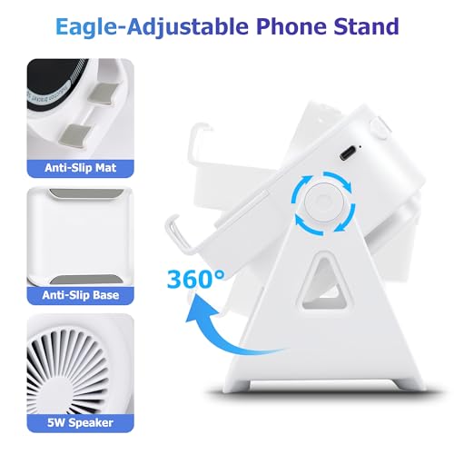 Cawinii 4-in-1 Bluetooth Speaker with Phone Holder - Code GH5NYV2K - Image 5