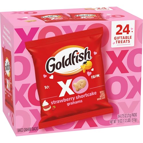 Goldfish Valentine's Day Strawberry Shortcake Snacks 24ct - Image 6