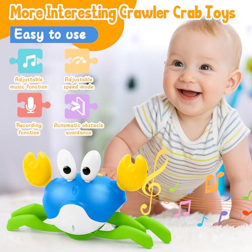 23% Off Crawling Crab Baby Toy for Tummy Time & Development - Image 2