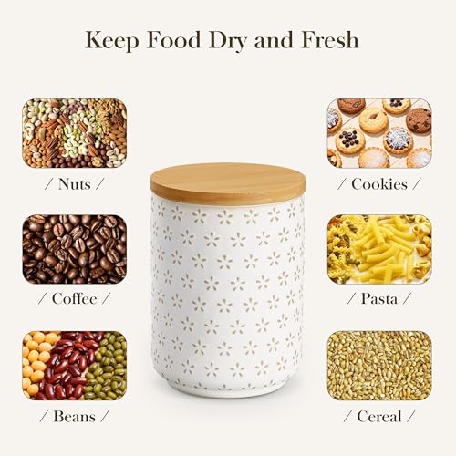 35% Off MALACASA Ceramic Canister Set 3-Piece - Image 5