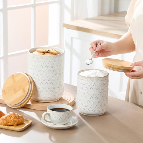 35% Off MALACASA Ceramic Canister Set 3-Piece - Image 6