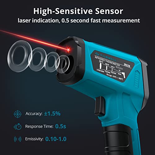 46% Off Tilswall Infrared Thermometer with Probe - Image 2