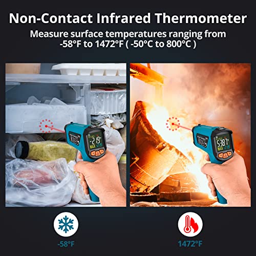 46% Off Tilswall Infrared Thermometer with Probe - Image 3