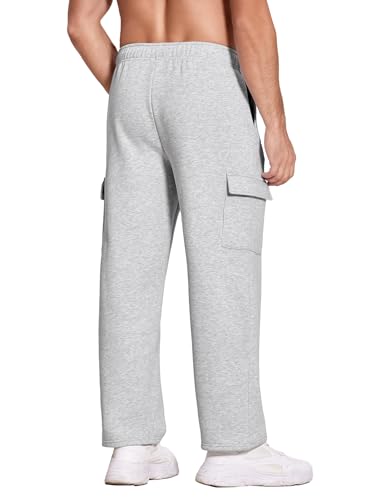 54% OFF Deyeek Men's Fleece Cargo Sweatpants - Image 2