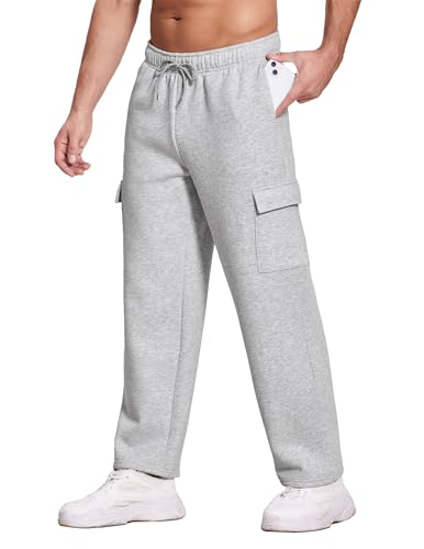 54% OFF Deyeek Men's Fleece Cargo Sweatpants - Image 3
