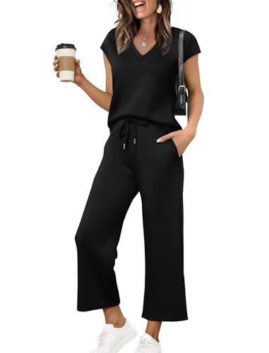 15% Off Saloogoe Women's Summer Two Piece Lounge Set