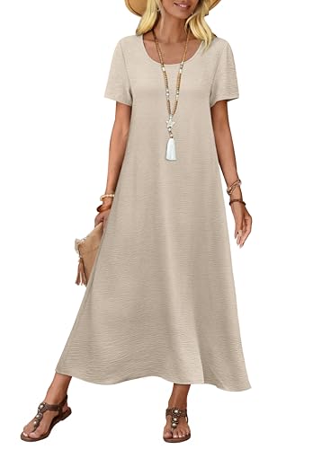 33% Off OFEEFAN Women's Flowy Casual Maxi Dress - Image 1