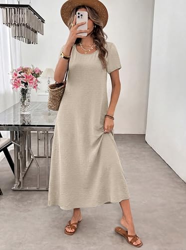 33% Off OFEEFAN Women's Flowy Casual Maxi Dress - Image 5