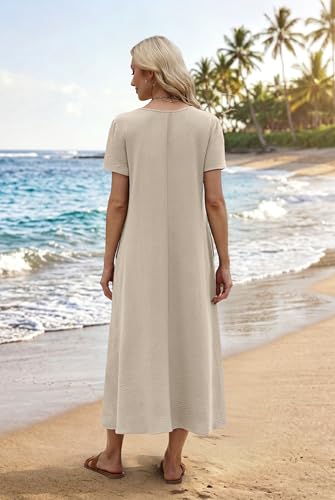 33% Off OFEEFAN Women's Flowy Casual Maxi Dress - Image 6