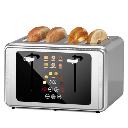 62% Off Smart Digital 4 Slice Toaster with Touch Screen - Image 1