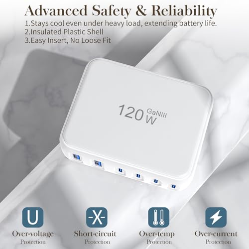 30% Off 120W GaN 6-Port USB-C Fast Charging Hub - Image 3