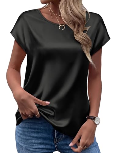 55% Off OFEEFAN Women's Silk Satin Blouse - Image 2