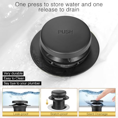 50% Off Washever Bathtub Drain Tip-Toe Trim Set - Image 4