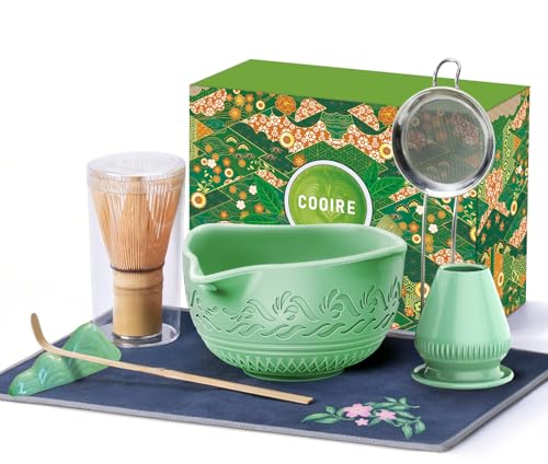 38% Off COOIRE 8-Piece Ceramic Matcha Set - Image 1