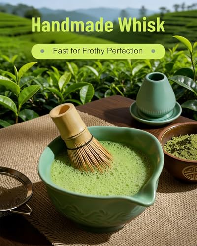 38% Off COOIRE 8-Piece Ceramic Matcha Set - Image 5