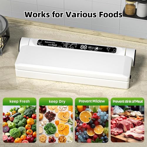 77% Off Compact Food Vacuum Sealer with 75KPA Suction - Image 6