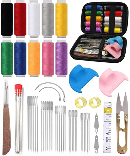 50% Off 48-Piece Sewing Tool Set with Big Eye Needles - Image 1