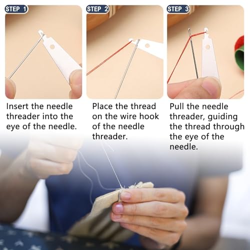 50% Off 48-Piece Sewing Tool Set with Big Eye Needles - Image 3