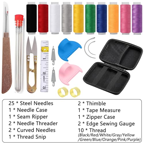 50% Off 48-Piece Sewing Tool Set with Big Eye Needles - Image 7