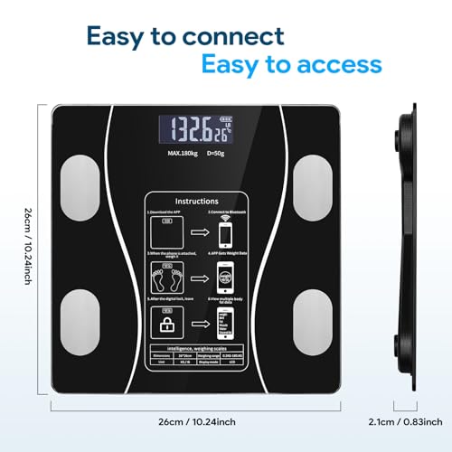 75% Off OOYY Bluetooth Smart Scale with Code OMZEZ5K6 - Image 6