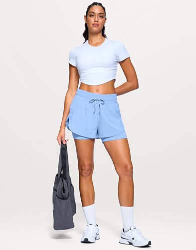 42% Off Soothfeel Women's 2 in 1 Running Shorts with Code - Image 3