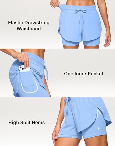 42% Off Soothfeel Women's 2 in 1 Running Shorts with Code - Image 6