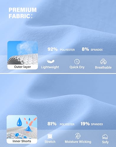 42% Off Soothfeel Women's 2 in 1 Running Shorts with Code - Image 7