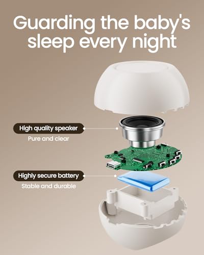 10% Off CHICWAY Portable Sound Machine with AI Cry Detection - Image 6