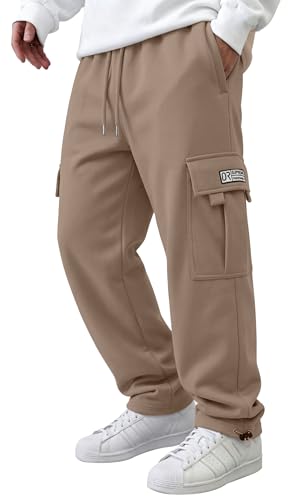 30% Off HUNGSON Men's Cargo Sweatpants Joggers - Image 1
