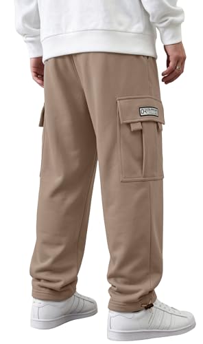 30% Off HUNGSON Men's Cargo Sweatpants Joggers - Image 4