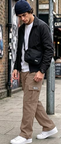 30% Off HUNGSON Men's Cargo Sweatpants Joggers - Image 6