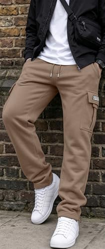 30% Off HUNGSON Men's Cargo Sweatpants Joggers - Image 7
