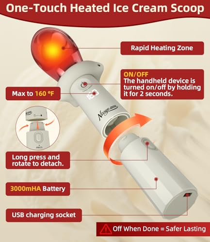 40% Off Heated Ice Cream Scoop Rechargeable - Image 5