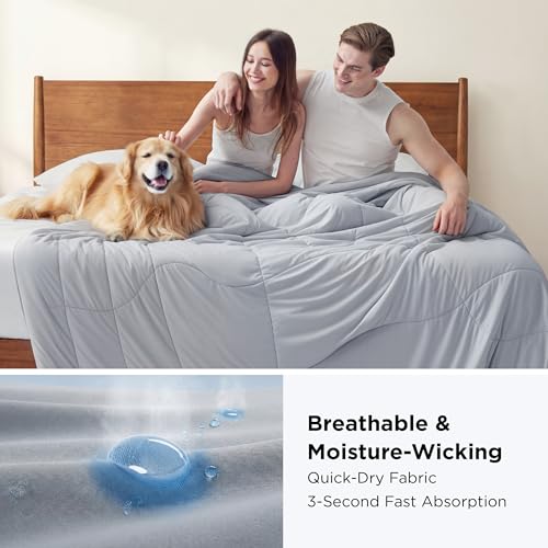 63% Off Bedsure Cooling Comforter Queen – Hot Sleepers - Image 4
