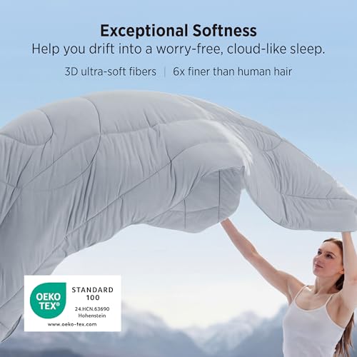 63% Off Bedsure Cooling Comforter Queen – Hot Sleepers - Image 6