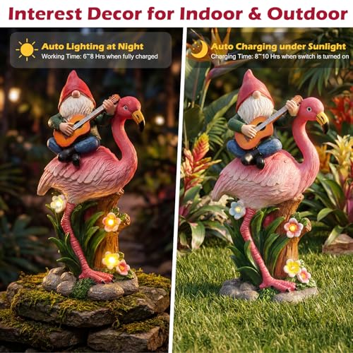 50% Off EXYGLO Solar Gnome Garden Statue Decor - Image 5