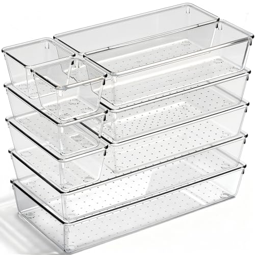 68% Off Clear Plastic Drawer Organizer 10-Pack - Image 1